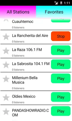 Mexican Radio Online android App screenshot 9