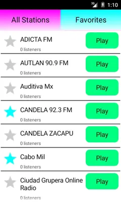 Mexican Radio Online android App screenshot 11