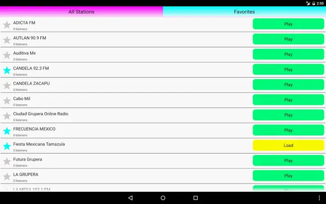 Mexican Radio Online android App screenshot 7